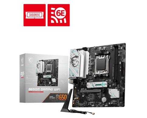 Материнская плата/ MB MSI AMD B650 sAM5, 2xDDR5(128GB), HDMI 2.1/DP, 1 фото 5