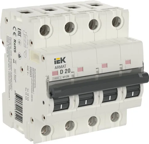 ARMAT Авт. выкл. M10N 4P D 20А IEK фото 1