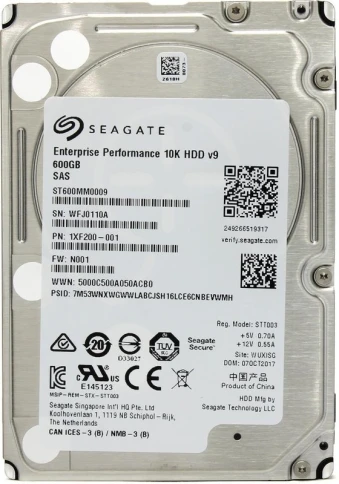 Жесткий диск/ HDD Seagate SAS 600Gb 2.5"""" Enterprise Performance 10K фото 3