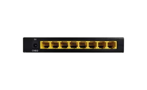 Коммутатор/ Unmanaged switch, 8x1000Base-T, metal case фото 1