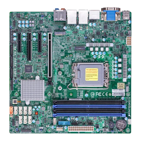 Материнская плата/ MB Supermicro X13SAQ (Micro-ATX, 1x LGA-1700, Q670E фото 1