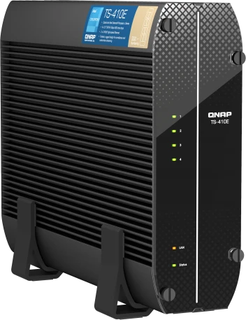 Сетевое хранилище без дисков/ SMB QNAP TS-410E-8G NAS fanless 4 2.5 SS фото 6