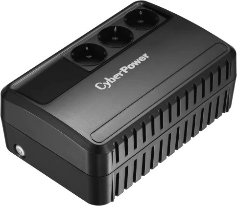 ИБП CyberPower BU600E, Line-Interactive, 600VA/360W, 3 Schuko розетки, Black, 0.28х0.14х0.23м., 4.4кг./ UPS Line-Interactive CyberPower BU600E 600VA/360W (3 EURO) фото 5