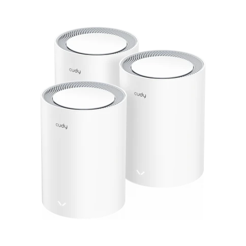 Wi-Fi Mesh-система/ AX3000 Wi-Fi 6 Mesh 2.5G Solution 3-Pack, Dual-Band,  Chipset MT7981BA+MT7976CN+RTL8221B, 802.11ax/ac/a/b/g/n,  2402Mbps at 5GHz + 574Mbps at 2.4GHz,  2.5G WAN+GE LAN, 5 internal antennas,  MU-MIMO, DDNS, Zerotier/Wireguard/OpenVPN/IPS фото 2