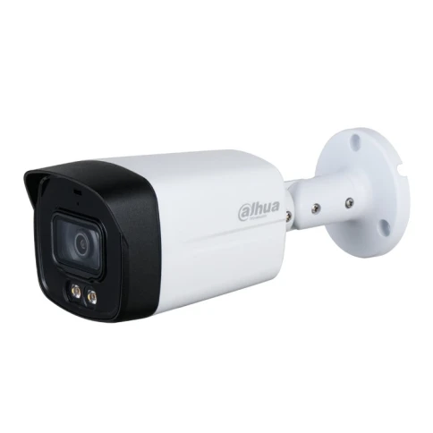 Уличная цилиндрическая HDCVI-камера Full-color Dahua DH-HAC-HFW1239TLMP-LED-0360B, 2 Мп (объектив 3.6 мм, Starlight) фото 1