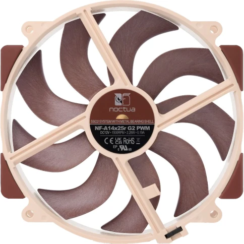 Кулер для корпуса/ Case Cooler Noctua NF-A14x25r G2 PWM (140x140x25mm,... фото 3