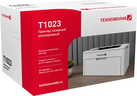 Принтер лазерный монохромный/ Принтер Техноэволаб T1023 фото 1