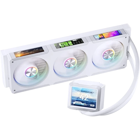 Система жидкостного охлаждения/ Water Cooling System JONSBO TF3-360SCW White (320W,... фото 1