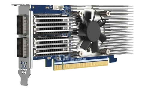 сетевая карта/ QNAP QXG-100G2SF-CX6 Dual Port 100 GbE SFP28 Network Ca фото 8