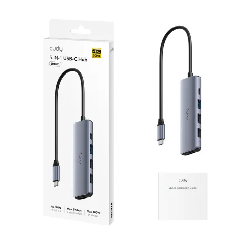 Адаптер/ 5-IN-1 USB-C Hub with 4K HDMI фото 2