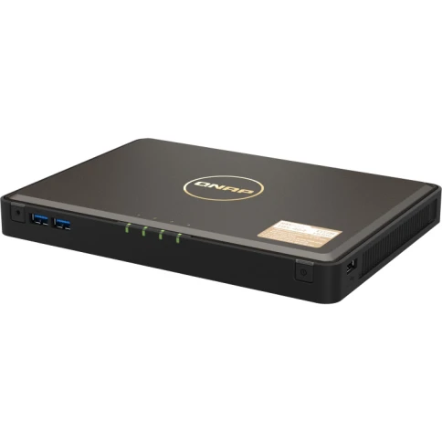 Сетевое хранилище без дисков/ SMB QNAP TBS-464-8G NAS  4-bay M.2 NVMe, фото 3