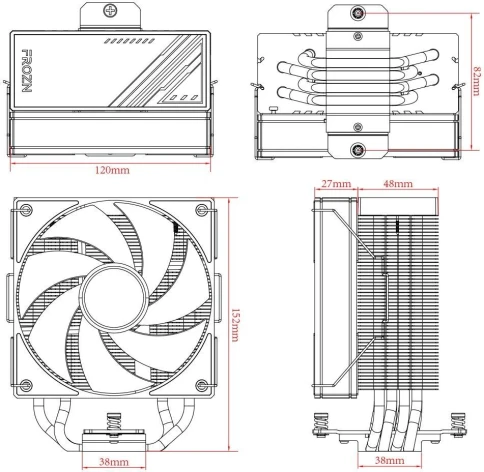 ID-COOLING FROZN A410 ARGB фото 9