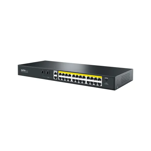 Коммутатор/ Коммутатор Netis P124GH (L2) 24x100Мбит/с 2x1Гбит/с 1xКомб фото 2