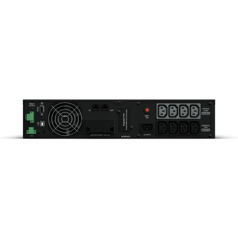 ИБП CyberPower OL1000ERTXL2U, Rackmount, Online, 1000VA/900W, 8 IEC-320 С13 розеток, USB&Serial, RJ11/RJ45, SNMPslot, LCD дисплей, Black, 0.5х0.6х0.2м., 21.7кг./ UPS Online CyberPower OL1000ERTXL2U 1000VA/900W USB/RS-232/Dry/EPO/SNMPslot/RJ11/45/ВБМ ( фото 7