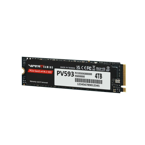 Твердотельный накопитель SSD Patriot PCIe 5.0 x4 4TB PV593P4TBM28H Viper... фото 3