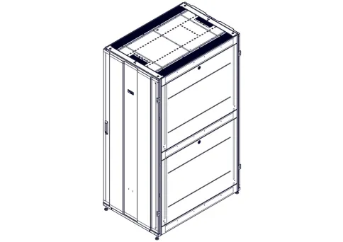 Шкаф Systeme Electric, серия Uniprom, 42U-800/1200, боковые панели 4шт фото 4