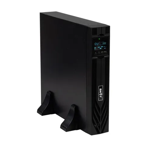 8764 SKAT-UPS 1500-RACK-ON-3X9 P3 ИБП 1500ВА/1500 Вт, 2U, On-Line, син фото 2