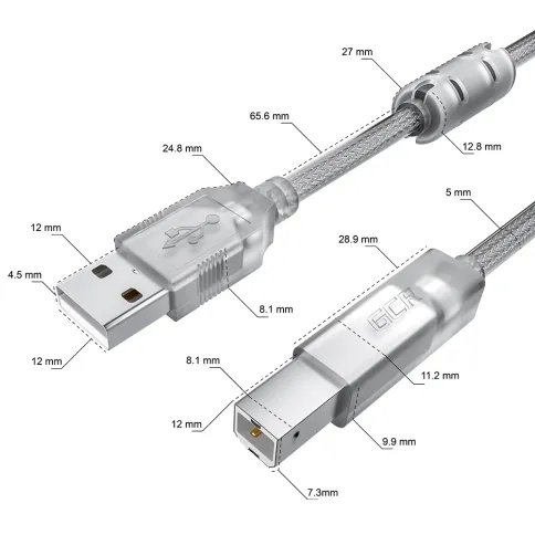Greenconnect USB 2.0 Type-AM - USB 2.0 Type-BM 0.75м фото 4