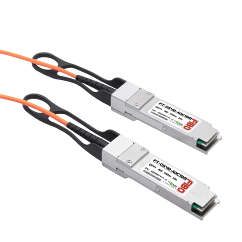 Кабель/ FIBO FT-Q40-AOC10m QSFP AOC модуль 40G, оптический кабель, 10 метров фото 1