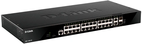 Коммутатор/ DGS-1520-28,DGS-1520-28/A1A Managed L3 Stackable Switch 24x1000Base-T, 2x10GBase-T, 2x10GBase-T, 2x10GBase-X... фото 3