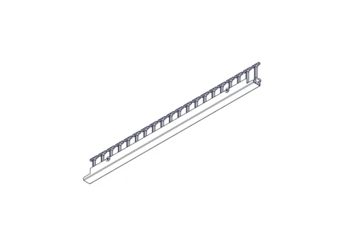 Vertical cable manager Systeme Electric, Excelente series, 42U, plasti фото 7