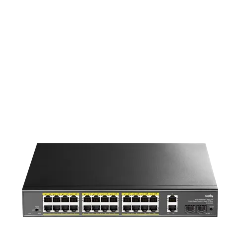 Коммутатор/ 24-10/100/1000 BASE-T Gigabit ports, 2-Port 10/100/1000 BA фото 1