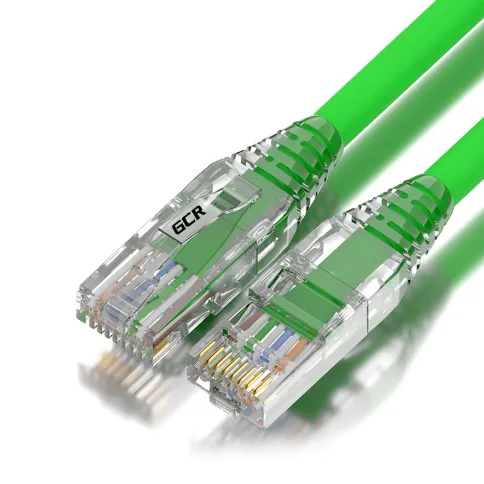 Greenconnect RJ45(m) - RJ45(m) Cat. 5e UTP  1м зеленый фото 1