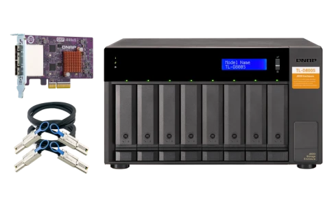 Полка расширения сетевого хранилища без дисков/ SMB QNAP TL-D800S SATA фото 5