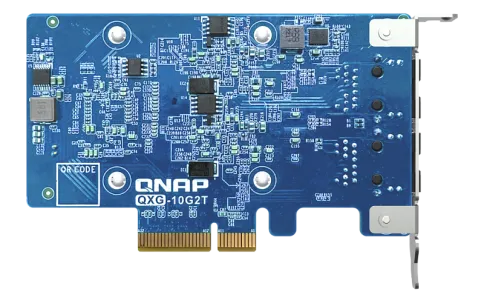 Сетевая карта/ QNAP QXG-10G2T Dual-port BASET 10GbE network expansion фото 1