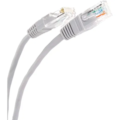 Патчкорд/ Патчкорд литой "Telecom" UTP кат.5е 3,0м серый фото 3