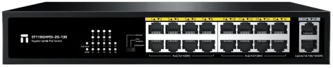 Коммутатор/ 16FE PoE+2GE Uplink PoE Switch фото 1