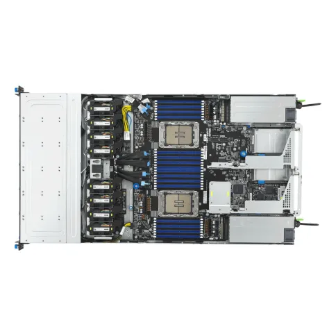 Серверная платформа/ ASUS RS700-E12-RS12U, 1U, 2 x Intel Xeon 6 LGA 4710, 32 x DDR5 6400, 12 x 2.5" hsb  NVMe/SATA*/SAS*, 2 x PCIE Gen5 x16, 2 x OCP3.0, 2 x M.2 Gen5 x2 (2280/2260)(VROC required for RAID), 1+1 2000W фото 7
