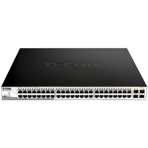 Коммутатор/ DGS-1210-52MPP Smart L2 Switch 48х1000Base-T PoE, 4х1000Base-X SFP, PoE... фото 1