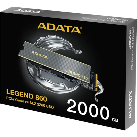 Твердотельный накопитель/ ADATA SSD LEGEND 860, 2000GB, M.2(22x80mm), NVMe 1.4,... фото 6