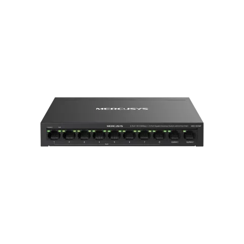 Коммутатор/ 8-Port 10/100Mbps + 2-Port Gigabit Desktop Switch with 8-P фото 1