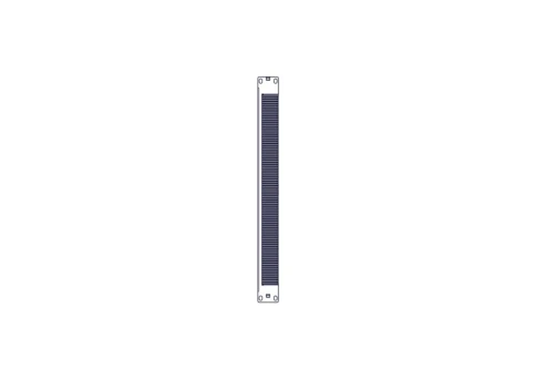 Longitudinal cable channel for cabinets of the Uniprom series, 1U, bla фото 4