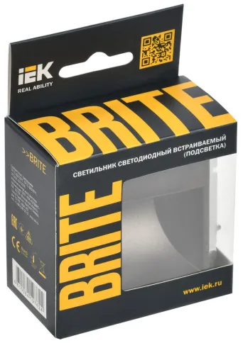 BRITE Подсветка LED встраиваемая ПЛ20-БрТБ бр. IEK фото 7