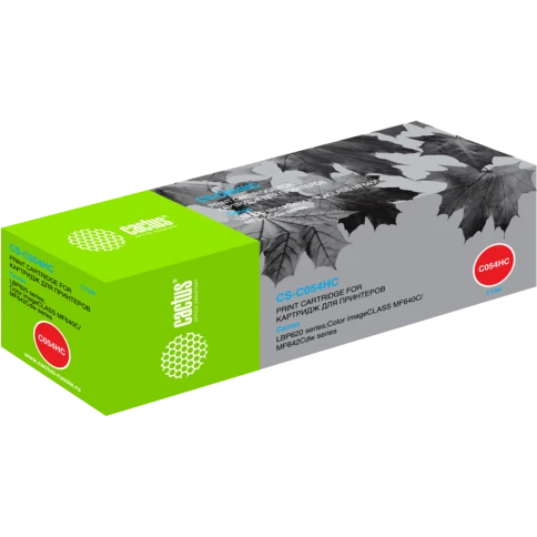 Картридж лазерный Cactus CS-C054HC 054 H C голубой (2300стр.) для C фото 3