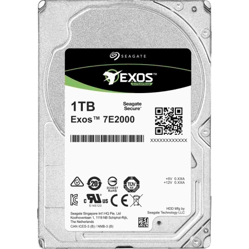 Жесткий диск/ HDD Seagate SATA 1TB 2.5"Exos 7E2000 7200 6Gb/s 128Mb (r фото 1