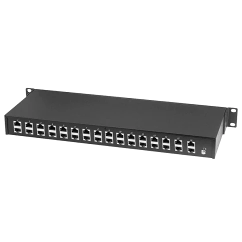 Грозозащита/ SC&T SP016P Устройство грозозащиты Ethernet c PoE на 16 к фото 1