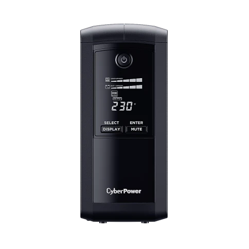 Источник бесперебойного питания/ UPS CyberPower VP1000ELCD Line-Interactive 1000VA/550W USB/RS-232/RJ11/45  (4 EURO) фото 1