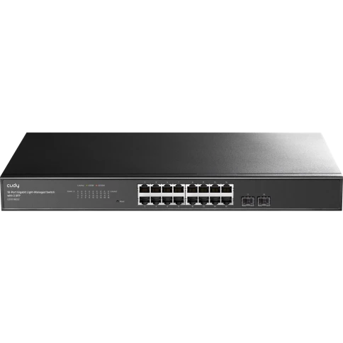Коммутатор/ 16-Port Gigabit Light Managed Switch, 16 Gigabit RJ45 Ports,... фото 1