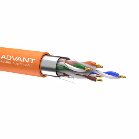 Кабель витая пара, экранированная F/UTP, категория 6, 4 пары (23 AWG), фото 1