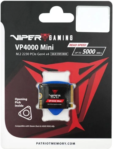 Накопитель SSD Patriot PCIe 4.0 x4 2TB VP4000M2TBM23 VP4000 Mini... фото 9