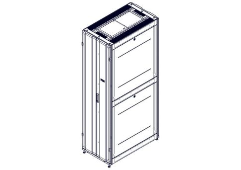 Шкаф Systeme Electric, серия Uniprom, 48U-600/1070, боковые панели 4шт фото 2