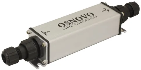 Удлинитель/ OSNOVO Уличный PoE удлинитель 10/100/1000M  Ethernet до 50 фото 1