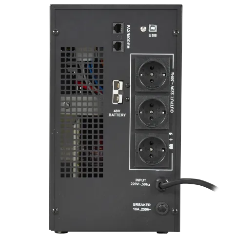 ITK ELECTRA LT ИБП 3кВА/2,4кВт 48VDC без АКБ USB Schuko фото 1