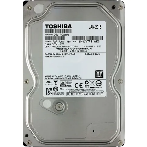 Toshiba DT01ACA100 фото 1