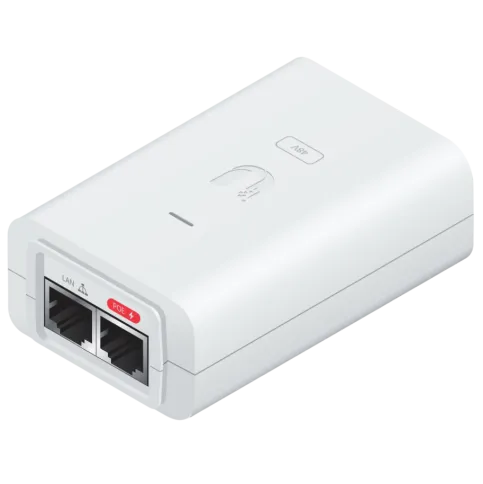 Блок питания/ Ubiquiti 24v, .5A Giga POE, white, EU фото 1