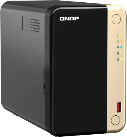 Сетевое хранилище без дисков/ SMB QNAP TS-264-8G NAS 2 HDD trays, 4-co фото 3